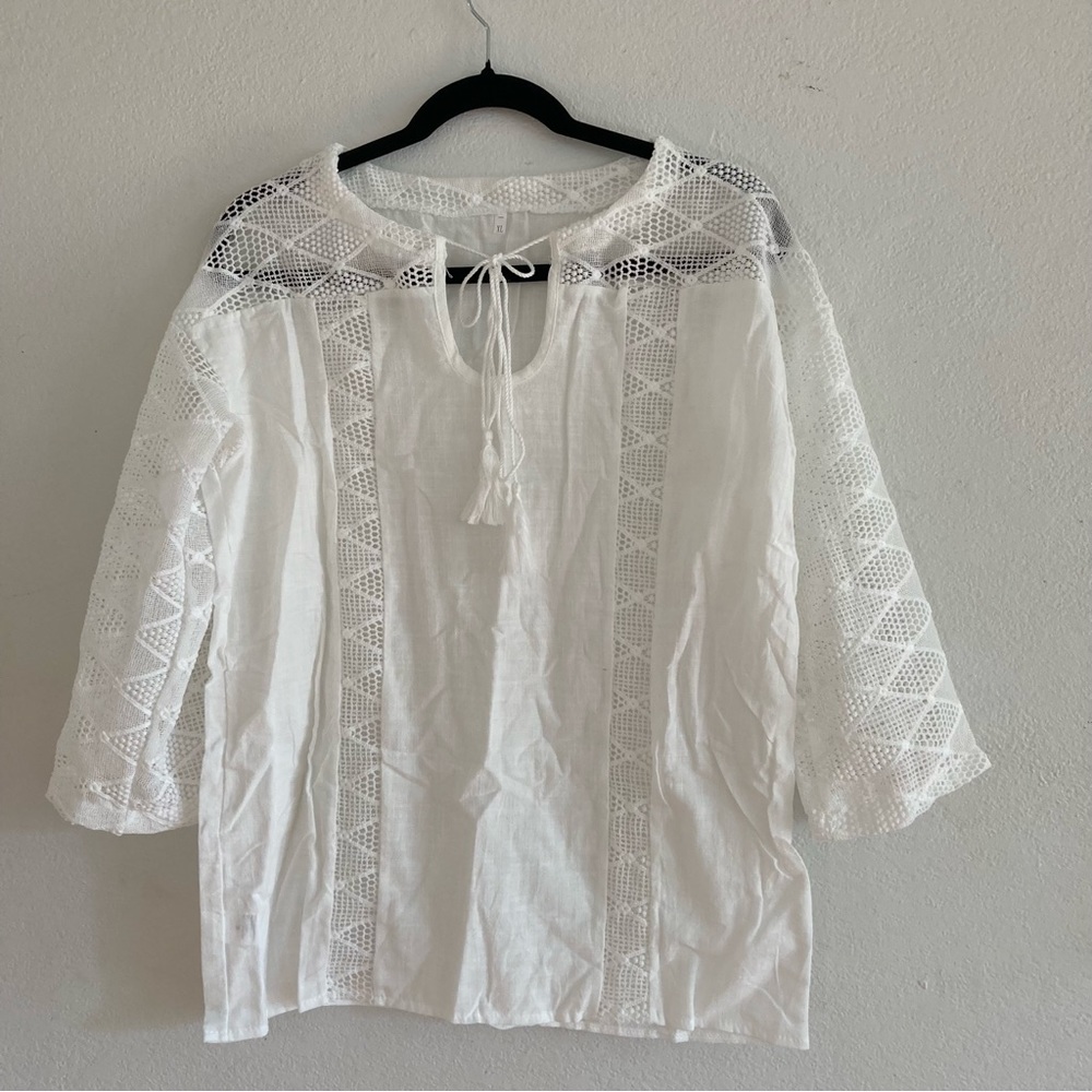 Beautiful 3/4 sleeves blouse